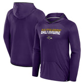 Baltimore Ravens Transitional Defender Hoodie Long Sleeve T-Shirt Purple - Fanatics
