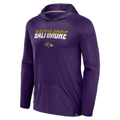 Baltimore Ravens Transitional Defender Hoodie Long Sleeve T-Shirt Purple - Fanatics