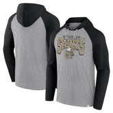 New Orleans Saints Under Center Long Sleeve Hoodie T-Shirt Gray/Black - Fanatics