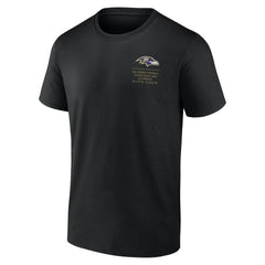Baltimore Ravens Repeat Stats T-Shirt Black - Fanatics