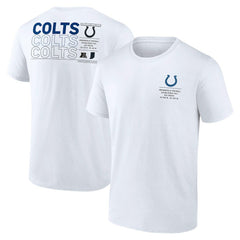 Indianapolis Colts Repeat Stats T-Shirt White - Fanatics