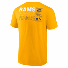Los Angeles Rams Repeat Stats T-Shirt Gold - Fanatics
