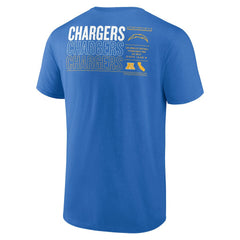 Los Angeles Chargers Repeat Stats T-Shirt Powder Blue - Fanatics