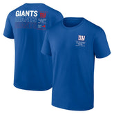 New York Giants Repeat Stats T-Shirt Royal - Fanatics