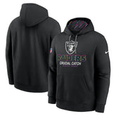 Las Vegas Raiders 2024 NFL Crucial Catch Club Pullover Hoodie Black - Nike