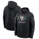 San Francisco 49ers 2024 NFL Crucial Catch Big & Tall Club Pullover Hoodie Black - Nike