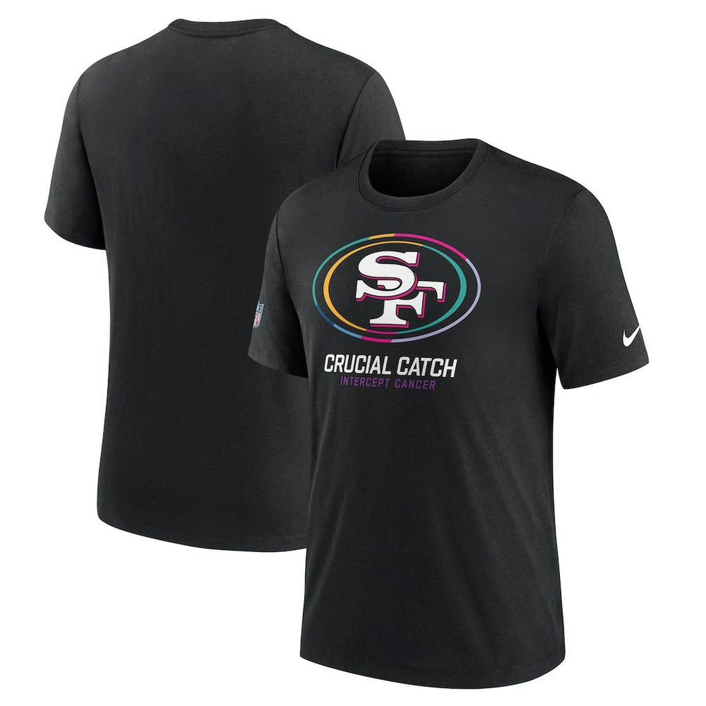 San Francisco 49ers 2024 NFL Crucial Catch Big & Tall T-Shirt Black - Nike