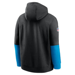 Carolina Panthers 2024 Sideline Club Pullover Hoodie Black - Nike