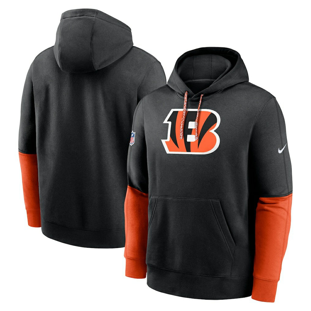 Cincinnati Bengals 2024 Sideline Club Pullover Hoodie Black - Nike