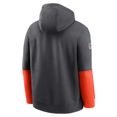 Cleveland Browns 2024 Sideline Club Pullover Hoodie Anthracite - Nike