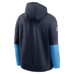 Tennessee Titans 2024 Sideline Club Pullover Hoodie Navy - Nike