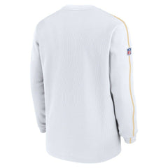 Kansas City Chiefs 2024 Sideline Coaches Long Sleeve Top White - Nike