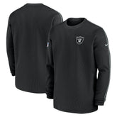 Las Vegas Raiders 2024 Sideline Coaches Long Sleeve Top Black - Nike