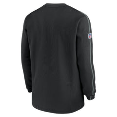 Las Vegas Raiders 2024 Sideline Coaches Long Sleeve Top Black - Nike