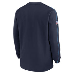 Tennessee Titans 2024 Sideline Coaches Long Sleeve Top Navy - Nike