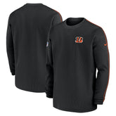 Cincinnati Bengals 2024 Sideline Coaches Long Sleeve Top Black - Nike