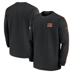 Cincinnati Bengals 2024 Sideline Coaches Long Sleeve Top Black - Nike