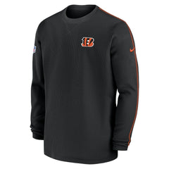 Cincinnati Bengals 2024 Sideline Coaches Long Sleeve Top Black - Nike