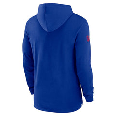 Buffalo Bills 2024/25 Sideline Performance Long Sleeve Hoodie T-Shirt Royal - Nike