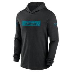 Jacksonville Jaguars 2024/25 Sideline Performance Long Sleeve Hoodie T-Shirt Black - Nike