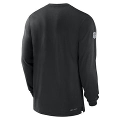 Las Vegas Raiders Sideline Player Performance Long Sleeve T-Shirt Black - Nike