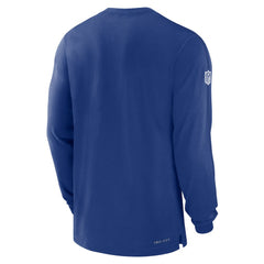 New York Giants Sideline Player Performance Long Sleeve T-Shirt Royal - Nike