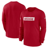 Tampa Bay Buccaneers Sideline Player Performance Long Sleeve T-Shirt Red - Nike