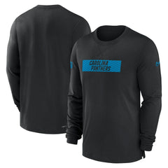 Carolina Panthers Sideline Player Performance Long Sleeve T-Shirt Black - Nike