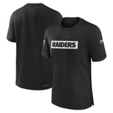 Las Vegas Raiders Sideline Player Performance T-Shirt Black - Nike