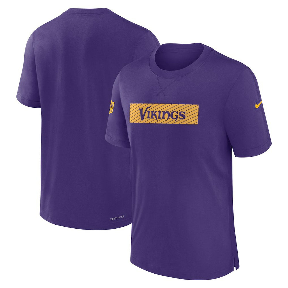 Minnesota Vikings Sideline Player Performance T-Shirt Purple - Nike