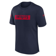 New England Patriots Sideline Player Performance T-Shirt Navy - Nike
