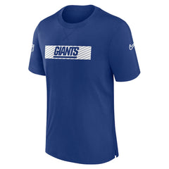 New York Giants Sideline Player Performance T-Shirt Royal - Nike
