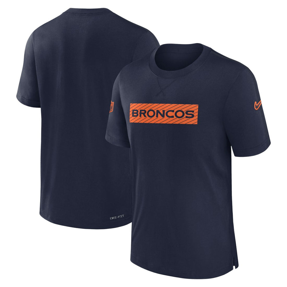 Denver Broncos Sideline Player Performance T-Shirt Navy - Nike