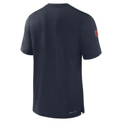 Chicago Bears Sideline Player Performance T-Shirt Navy - Nike