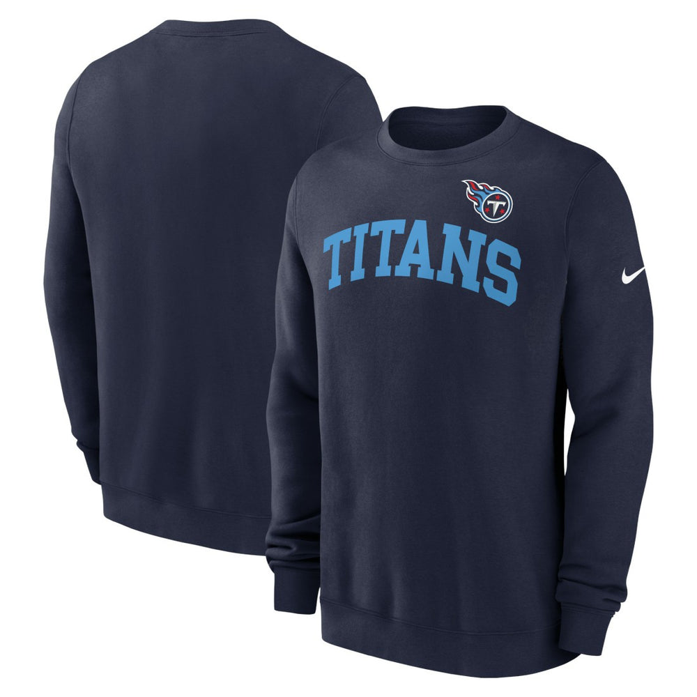 Tennessee Titans Club Pullover Sweatshirt Navy - Nike