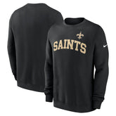 New Orleans Saints Club Pullover Sweatshirt Black - Nike