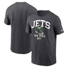 New York Jets Helmet Essential T-Shirt Anthracite - Nike