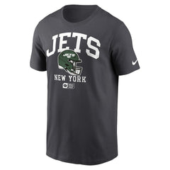 New York Jets Helmet Essential T-Shirt Anthracite - Nike