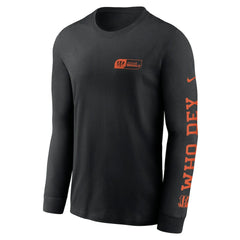 Cincinnati Bengals All Out Long Sleeve T-Shirt Black - Nike