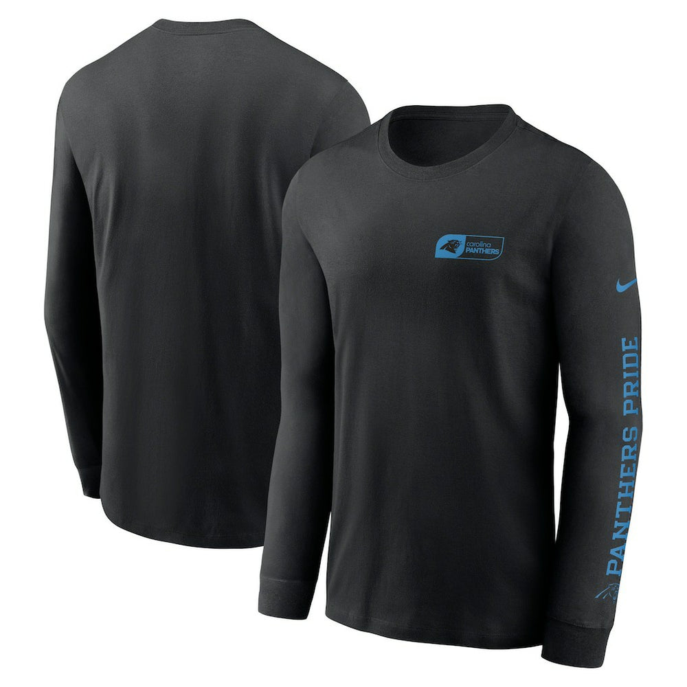 Carolina Panthers All Out Long Sleeve T-Shirt Black - Nike