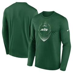 New York Jets Icon Legend Performance Long Sleeve T-Shirt Green - Nike