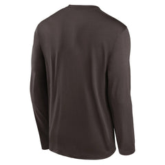 Cleveland Browns Icon Legend Performance Long Sleeve T-Shirt Brown - Nike