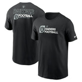 Las Vegas Raiders Outline T-Shirt Black - Nike