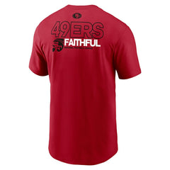 San Francisco 49ers Outline T-Shirt Scarlet - Nike