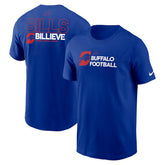 Buffalo Bills Outline T-Shirt Royal - Nike