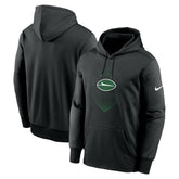 New York Jets Icon Performance Pullover Hoodie Black - Nike