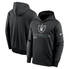 Las Vegas Raiders Performance Pullover Hoodie Black - Nike