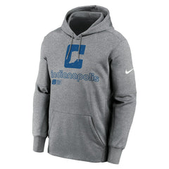 Indianapolis Colts Performance Pullover Hoodie Heather Gray - Nike