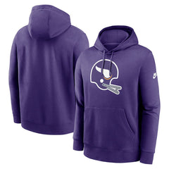Minnesota Vikings Rewind Club Logo Pullover Hoodie Purple - Nike