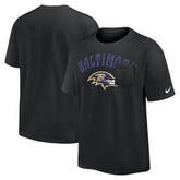 Baltimore Ravens Rewind Heavy Max90 Pocket T-Shirt Black - Nike